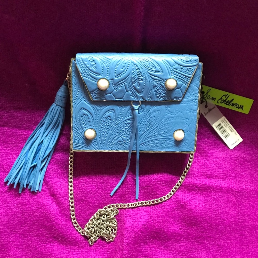 New Sam Edelman Gianna Mini Bag in Blue